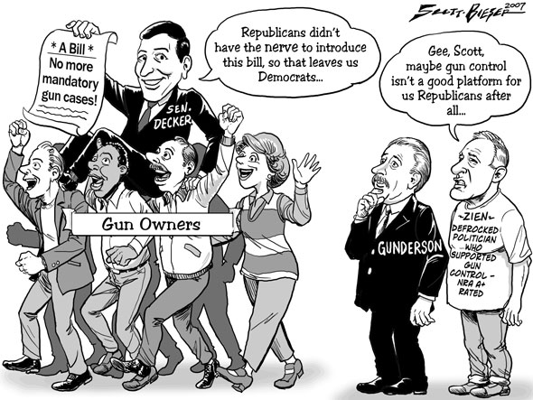 WGO on mandatory gun cases and republican gutlessness ...